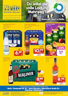 Saft im aktuellen Netto Marken-Discount Prospekt (Berlin) Saft im Netto Marken-Discount Prospekt "DER ORT, AN DEM DU IMMER AUSGEZEICHNETE PREISE FINDEST." mit 2 Seiten (Berlin)