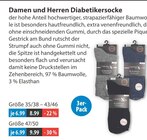 Strümpfe im V-Markt Prospekt Damen und Herren Diabetikersocke im aktuellen V-Markt Prospekt für 6,99 €