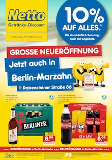 Netto Marken-Discount Prospekt "DER ORT, AN DEM DU IMMER AUSGEZEICHNETE PREISE FINDEST." mit  Seiten (Berlin)