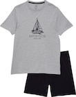 Pyjama court Bio homme - TEX BASIC en promo chez Carrefour Pyjama court Bio homme - TEX BASIC dans le catalogue Carrefour