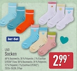 Socken 3er-Set Angebote von L&D bei ALDI Nord Soest für 2,99 €