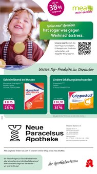 Aktueller mea - meine apotheke Prospekt "Unsere Dezember-Angebote" Seite 1 von 4 Seiten für Hartmannsdorf