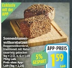 Sonnenblumen-Vollkornbatzen im aktuellen EDEKA Prospekt