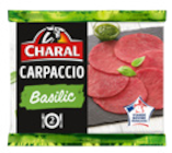 Carpaccio de bœuf au basilic - Charal dans le catalogue Supeco
