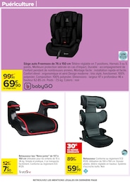 Prix et réduction Chaise Enfant dans le prospectus Carrefour en cours Offre Chaise Enfant dans le catalogue Carrefour du moment à la page 73
