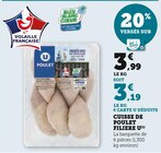 Cuisse de poulet - Filière U en promo chez U Express Angers à 3,19 €