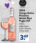 Aktuelles Primitivo Merlot Rosé oder Puglia IGT Angebot bei ALDI SÜD in Köln ab 3,49 €