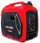 Groupe électrogène 1800 W - carburant SP95 et SP98 - autonomie 8 h - L. 47,8 x l. 29,8 x H. 46 cm - Mecafer MF2100i - Mecafer en promo à 349,00 € chez Castorama Groupe électrogène 1800 W - carburant SP95 et SP98 - autonomie 8 h - L. 47,8 x l. 29,8 x H. 46 cm - Mecafer MF2100i - Mecafer dans le catalogue Castorama