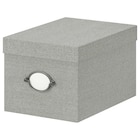 Kasten mit Deckel grau 18x25x15 cm von KVARNVIK für 6,99 € bei IKEA im Angebot Kasten mit Deckel grau 18x25x15 cm von KVARNVIK im aktuellen IKEA Prospekt