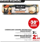 Cheesecake Caramel Beurre Salé - Marie Morin dans le catalogue U Express