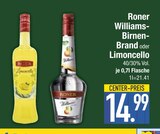 Williams-Birnen-Brand von Roner im aktuellen EDEKA Prospekt für 14,99 €