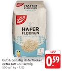 EDEKA - Haferflocken extra zart Angebot im Prospekt Haferflocken extra zart bei EDEKA im Prospekt "" für 0,59 €