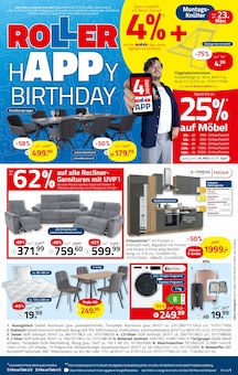 ROLLER Prospekt HAPPY BIRTHDAY mit 16 Seiten