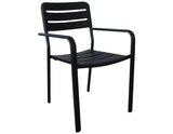 Fauteuil noir empilable L. 54 x P. 59,5 x H. 82,5 cm. à Brico Dépôt dans Senlisse Fauteuil noir empilable L. 54 x P. 59,5 x H. 82,5 cm. à Brico Dépôt dans Senlisse