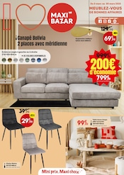 D'autres offres dans le catalogue "MEUBLEZ-VOUS DE BONNES AFFAIRES" de Maxi Bazar à la page 1