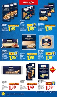 Catalogue Lidl, 16/04/2026 - 22/04/2026, DESTINATION GOURMANDE, 67 pages Prospectus Lidl en cours, "DESTINATION GOURMANDE", 67 pages