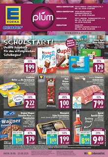 EDEKA Prospekt der Woche "Aktuelle Angebote" Seite 1, 18.08.2025 bis 23.08.2025 für Titz Aktueller EDEKA Prospekt "Aktuelle Angebote" Seite 1 von 28 Seiten für Titz