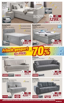 Sofa im POCO Prospekt "Frisch gespart bei POCO - BIS ZU 70% UNTER UVP" mit 32 Seiten (Chemnitz)