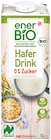 Haferdrink 0% Zucker oder Natur Angebote von Enerbio bei Rossmann Königswinter für 0,77 €