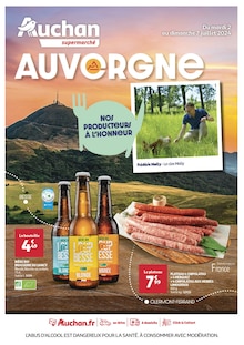 Prospectus Auchan Supermarché de la semaine "Nos producteurs à l'honneur" avec 1 pages, valide du 02/07/2024 au 07/07/2024 pour Bègues et alentours