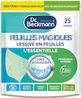 Lessive en feuilles L'essentielle fraîcheur intense X25 lavages - Dr Beckmann - Intermarché à Vandœuvre-lès-Nancy Lessive en feuilles L'essentielle fraîcheur intense X25 lavages - Dr Beckmann en promo chez Intermarché Vandœuvre-lès-Nancy à 3,08 €