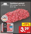 Hackfleisch gemischt Angebote von GUT PONHOLZ bei Netto Marken-Discount Gifhorn für 3,29 €