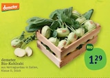 Bio-Kohlrabi von demeter im aktuellen tegut Prospekt für 1,29 €