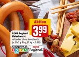 Aktuelles Fleischwurst mit Knoblauch Angebot bei REWE in Recklinghausen ab 3,99 €