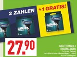 Mach 3 Rasierklingen Angebote von Gillette bei Marktkauf Ratingen für 27,90 €