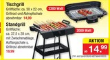 Tischgrill im Angebot bei Zimmermann in Oldenburg Tischgrill Angebote bei Zimmermann Oldenburg für 14,99 €
