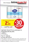 Papier toilette classique 2 épaisseurs blanc - LABELL - Intermarché Super Papier toilette classique 2 épaisseurs blanc - LABELL à 1,99 € dans le catalogue Intermarché Super
