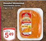 Minutensteak im Angebot bei GLOBUS in Frankenthal Minutensteak Angebote von Wiesenhof bei GLOBUS Frankenthal für 5,49 €