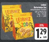 Aktuelles Butterkekse Zoo Original Angebot bei E center in Fürth ab 1,29 €
