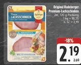 Premium-Lachsschinken Angebote von Radeberger bei E center Erlangen für 2,19 €