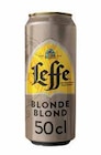 Bière blonde - LEFFE - Intermarché à Antibes Bière blonde - LEFFE en promo chez Intermarché Antibes à 3,20 €