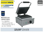 Waffeleisen GWMB 1000 Angebote bei Metro Euskirchen für 154,69 €