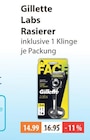 Labs Rasierer im V-Markt Prospekt Labs Rasierer von Gillette im aktuellen V-Markt Prospekt für 14,99 €