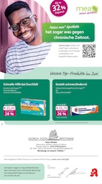 mea - meine apotheke Prospekt für Wilhelmshaven mit 4 Seiten mea - meine apotheke Prospekt für Wilhelmshaven: "Unsere Juni-Angebote", 4 Seiten, 01.06.2026 - 30.06.2026