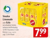 Aktuelles Sinalco Limonade oder Cola Angebot bei famila Nordost in Elmshorn ab 7,99 €