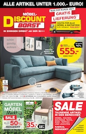 Aktueller Möbel Borst Prospekt mit Wohnzimmer, "Möbel-Discount Borst", Seite 1