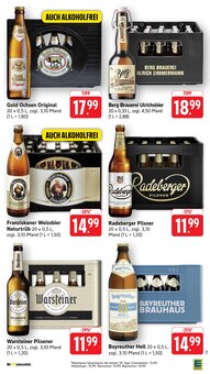 Bier im E center Prospekt "Aktuelle Angebote" mit 66 Seiten (Aalen)