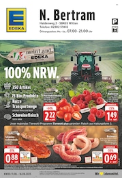 EDEKA Prospekt für Witten mit 24 Seiten EDEKA Prospekt für Witten: "Aktuelle Angebote", 24 Seiten, 11.08.2025 - 16.08.2025