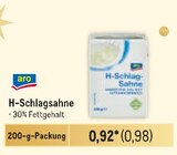 H-Schlagsahne Angebote von aro bei Metro Gera für 0,98 €