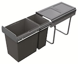 Poubelle coulissante grise pour armoire de cuisine 30L - HÄFELE en promo chez Screwfix Villeneuve-d'Ascq à 50,99 €