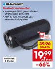Bluetooth Lautsprecher im Angebot bei Netto Marken-Discount in Ansbach Bluetooth Lautsprecher Angebote von BLAUPUNKT bei Netto Marken-Discount Ansbach für 19,99 €
