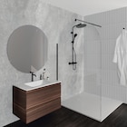 Paroi de douche fixe réversible miranda - Gedimat à Illkirch-Graffenstaden Paroi de douche fixe réversible miranda en promo chez Gedimat Illkirch-Graffenstaden à 229,00 €