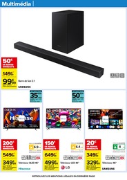 Offre Hisense dans le catalogue Carrefour du moment à la page 58