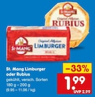 Limburger im Angebot bei Netto Marken-Discount in Mettmann Limburger Angebote von St. Mang bei Netto Marken-Discount Mettmann für 1,99 €