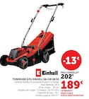 Tondeuse S.Fil GE-CM 18/33 - Einhell dans le catalogue Hyper U