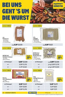 Bratwurst im Metro Prospekt "Gastro" mit 37 Seiten (Bonn)